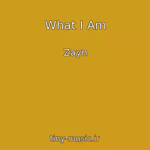 کاور آهنگ What I Am از Zayn