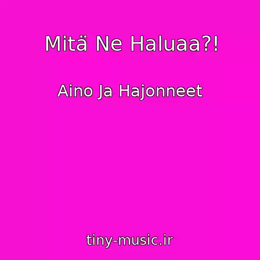 کاور آهنگ Mitä Ne Haluaa?! از Aino Ja Hajonneet