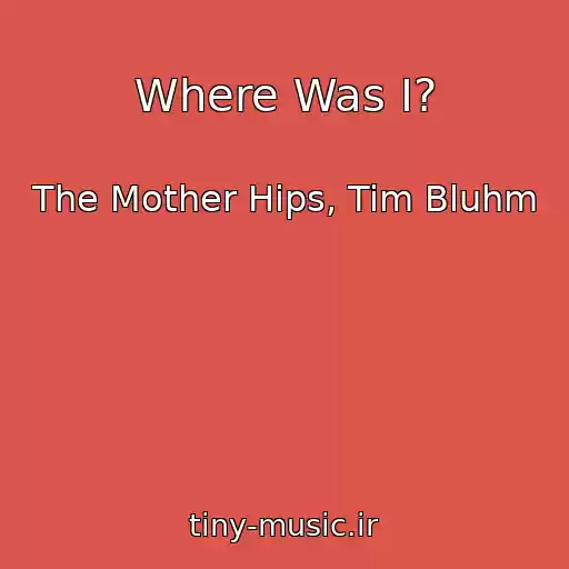 کاور آهنگ Where Was I? از The Mother Hips, Tim Bluhm