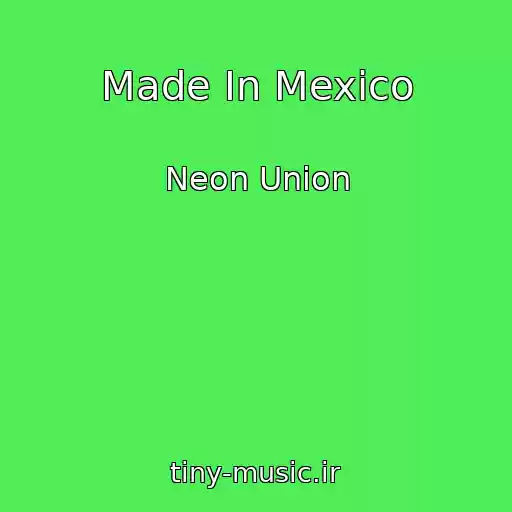 کاور آهنگ Made In Mexico از Neon Union