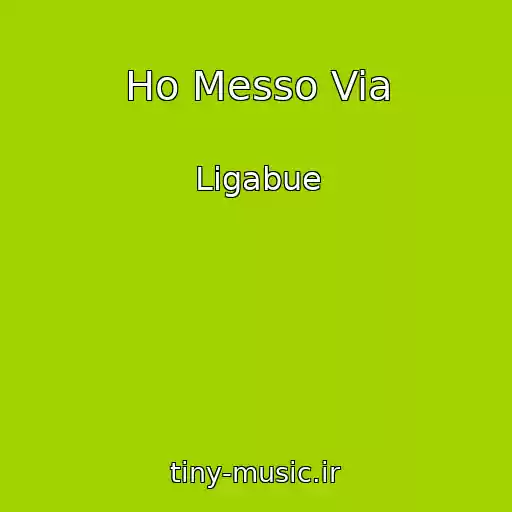 کاور آهنگ Ho Messo Via از Ligabue