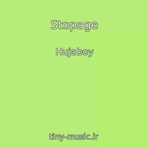 کاور آهنگ Stopage از Hujaboy