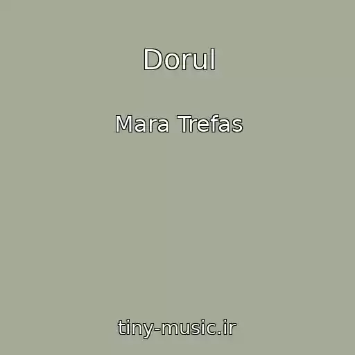 کاور آهنگ Dorul از Mara Trefas