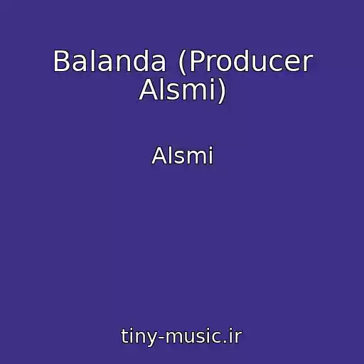 کاور آهنگ Balanda (Producer Alsmi) از Alsmi
