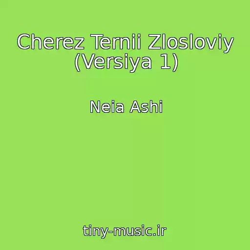 کاور آهنگ Cherez Ternii Zlosloviy (Versiya 1) از Neia Ashi