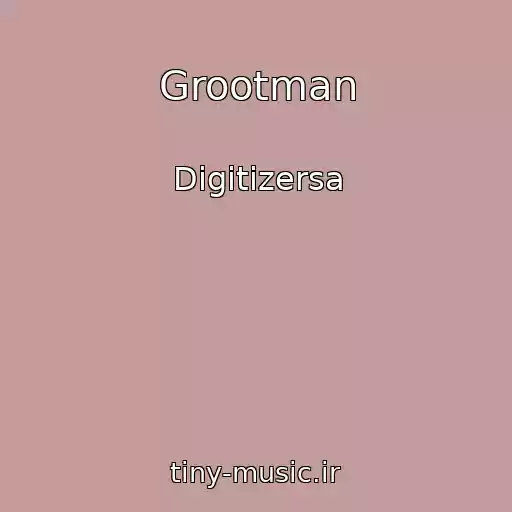 کاور آهنگ Grootman از Digitizersa