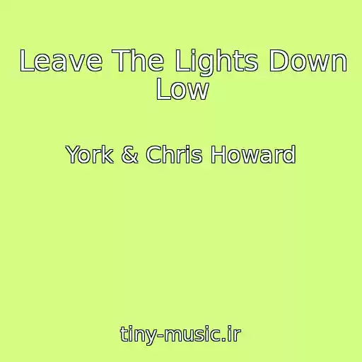 کاور آهنگ Leave The Lights Down Low از York & Chris Howard