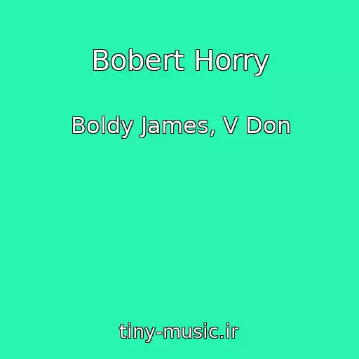 کاور آهنگ Bobert Horry از Boldy James, V Don