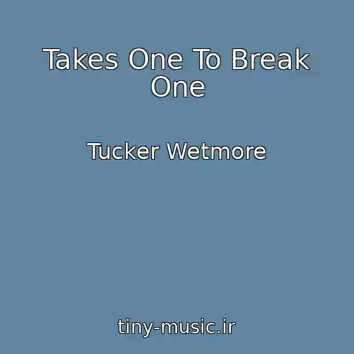کاور آهنگ Takes One To Break One از Tucker Wetmore