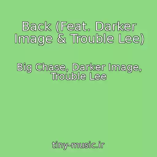 کاور آهنگ Back (Feat. Darker Image & Trouble Lee) از Big Chase, Darker Image, Trouble Lee