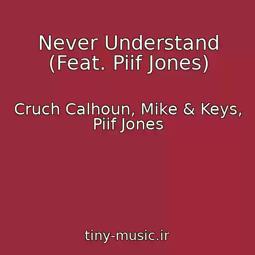 کاور آهنگ Never Understand (Feat. Piif Jones) از Cruch Calhoun, Mike & Keys, Piif Jones
