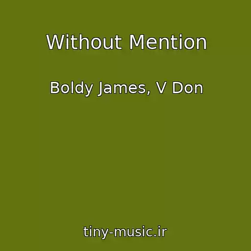 کاور آهنگ Without Mention از Boldy James, V Don