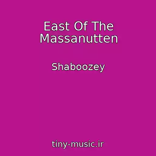 کاور آهنگ East Of The Massanutten از Shaboozey