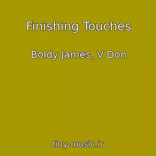 کاور آهنگ Finishing Touches از Boldy James, V Don
