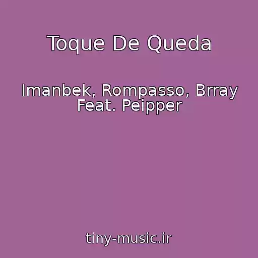 کاور آهنگ Toque De Queda از Imanbek, Rompasso, Brray Feat. Peipper